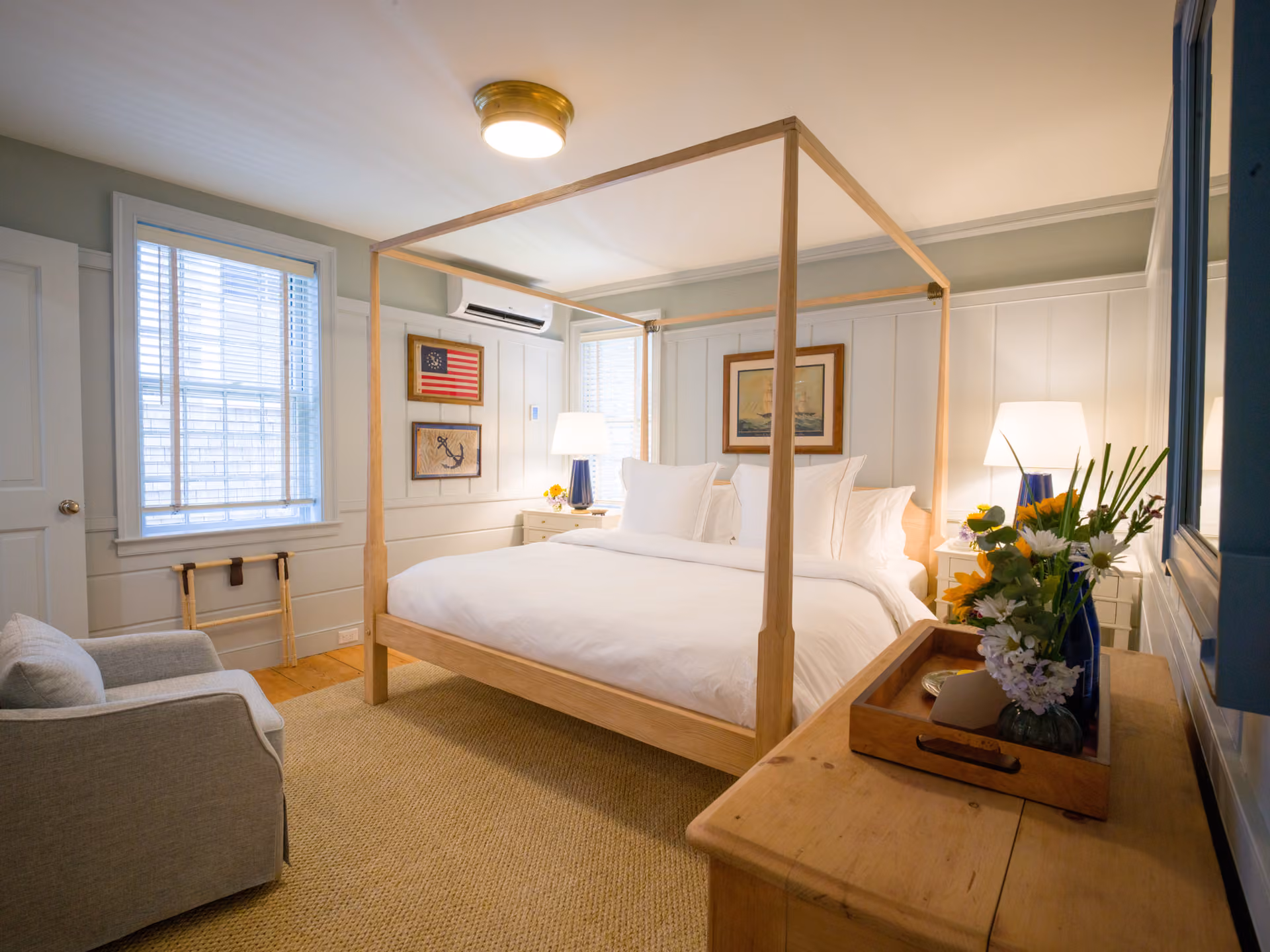 hospitality renovation includes bespoke bedroom